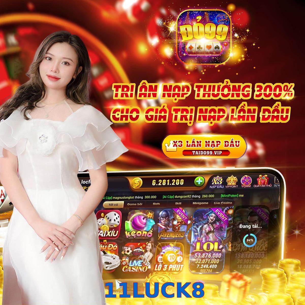 11LUCK8